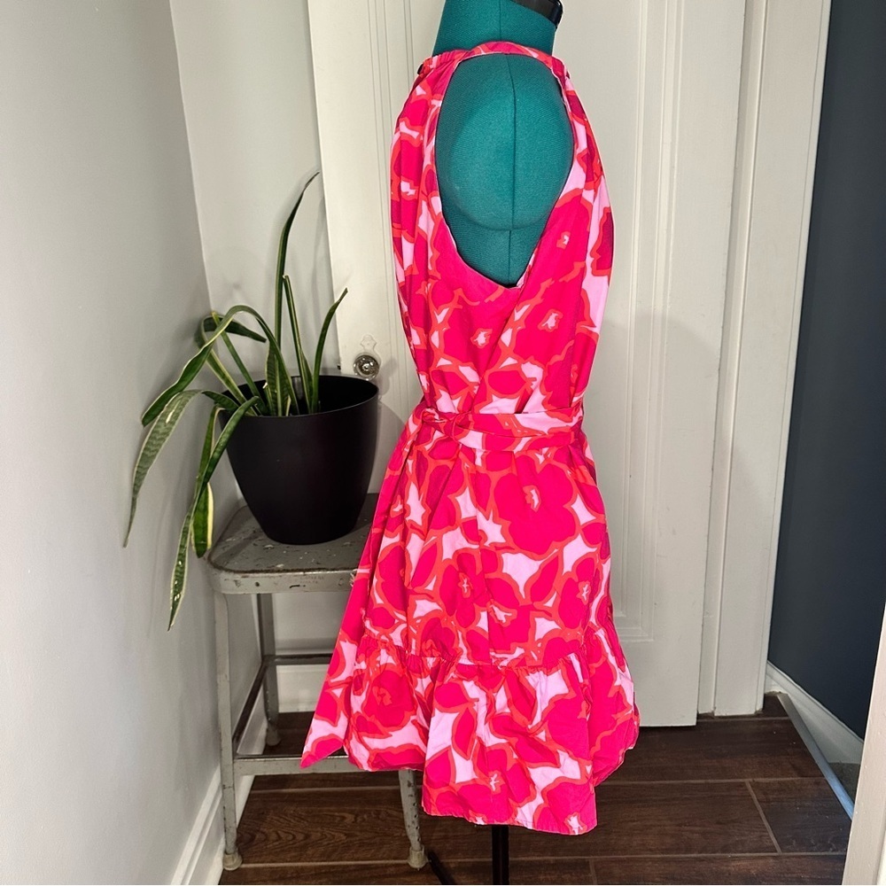 Banana Republic floral Poplin Tiered Mini Dress medium - Picture 5 of 11
